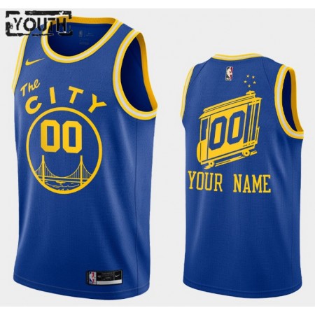Barn Golden State Warriors Tröja Benutzerdefinierte 2020-2021 Nike Hardwood Classics Swingman